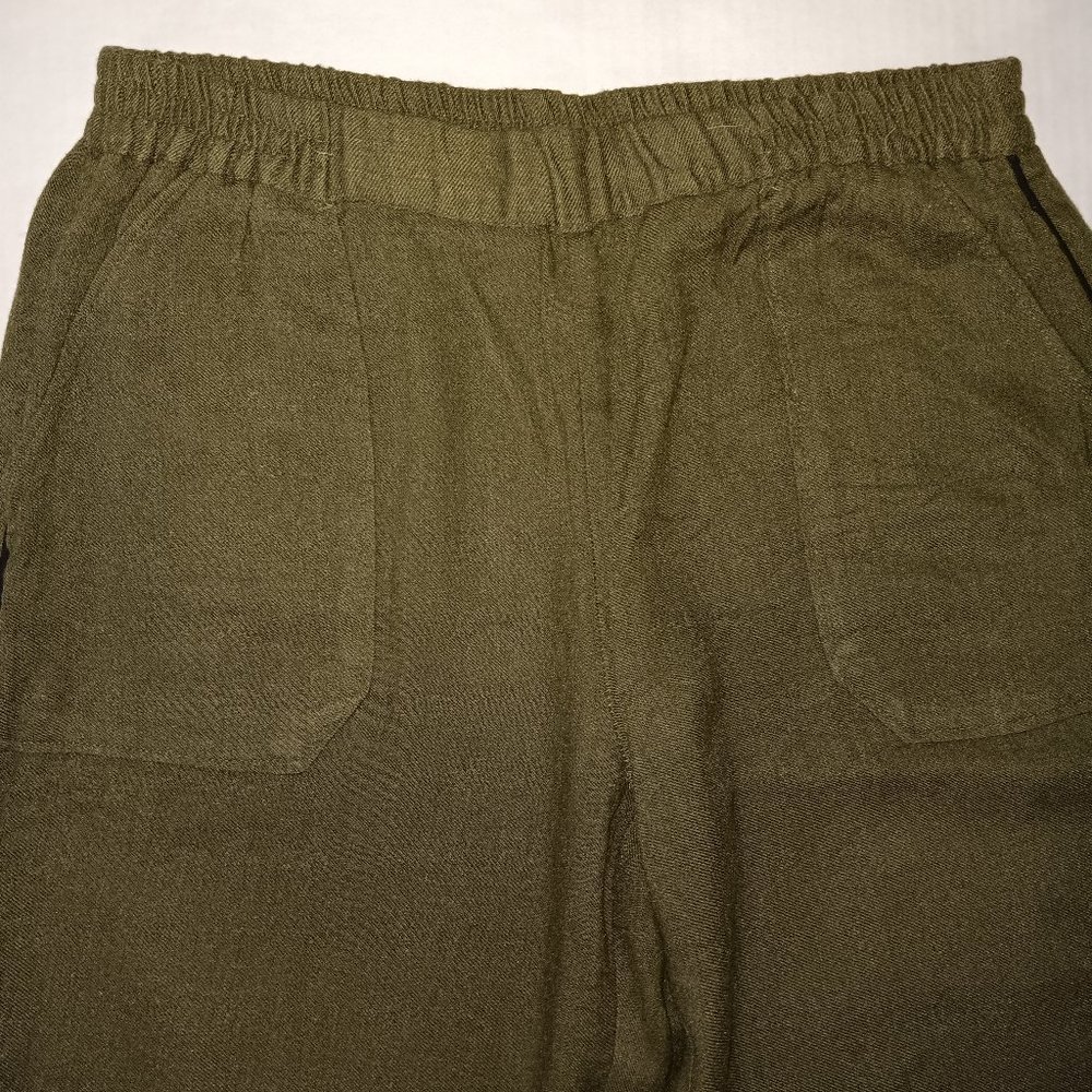 ZARA WOMEN'S ELASTIC WAISTLINE PANTS